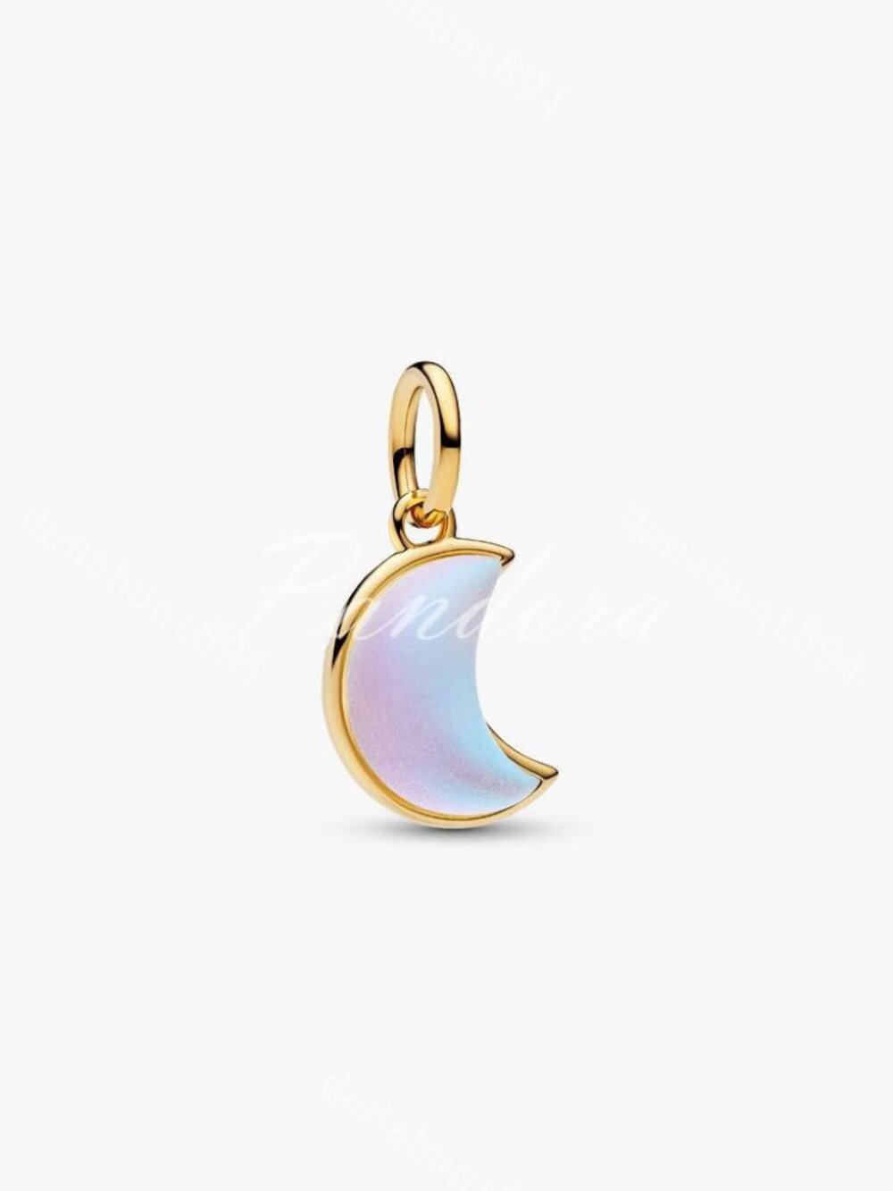 Pandora Sparkling Crescent Moon Dangle Charm